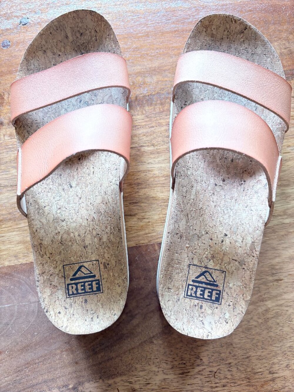 Reef Women’s Double-Strap Sandals in Peach